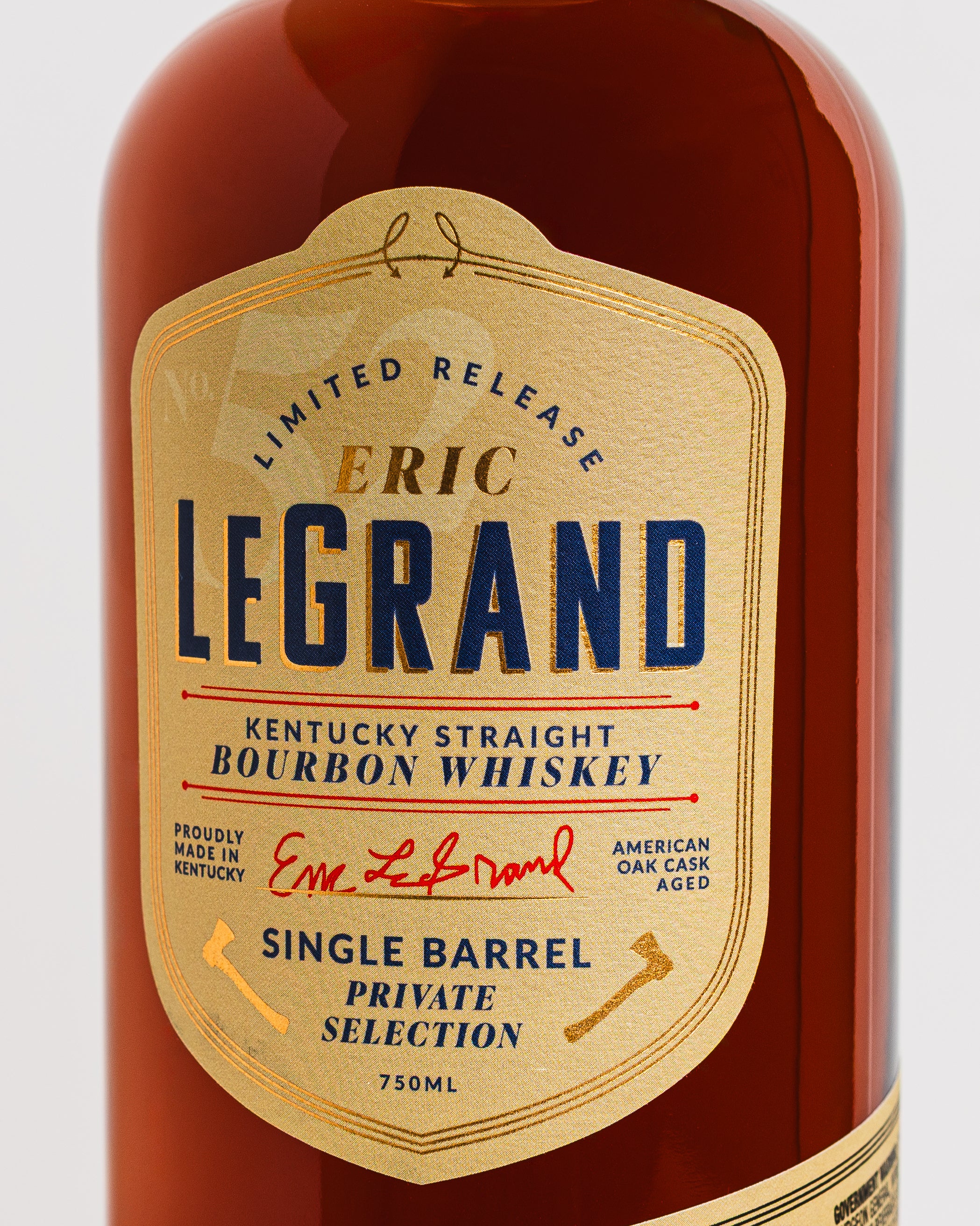 Eric LeGrand Single Barrel 7 Year Old Kentucky Straight Bourbon